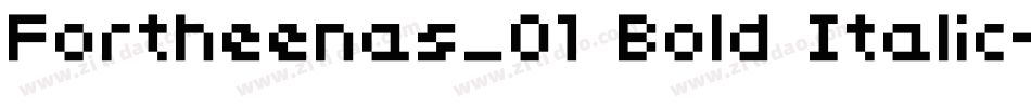 Fortheenas_01 Bold Italic字体转换